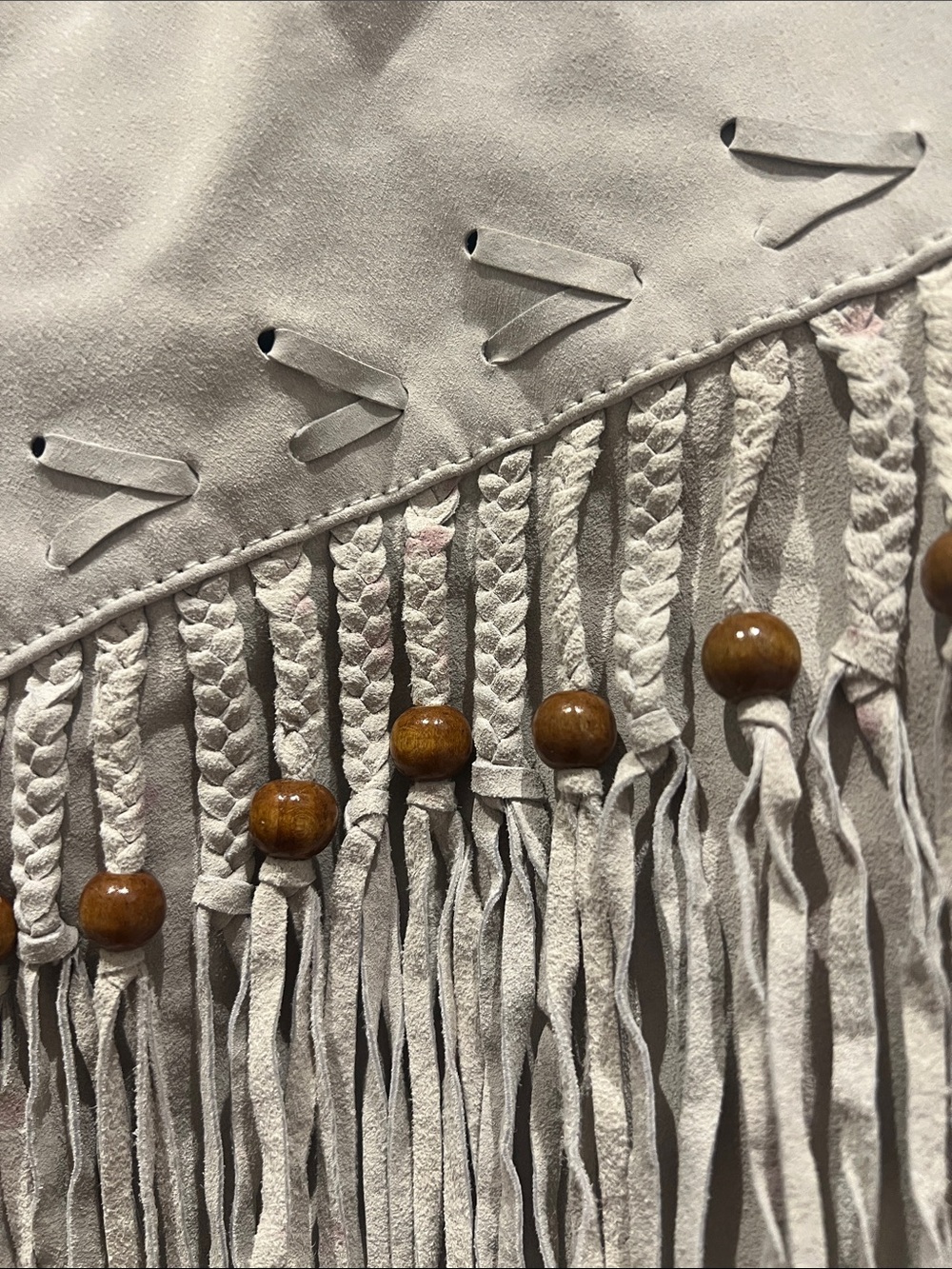 Womens Suède Fringe Jacket Medium - Picture 7 of 11